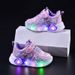 Spring And Autumn New 2026 Light Children's Sports 1-7 Years Old Fashion Cartoon Running Glowing Girls Baby Shoes_vogvips.com
