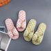 Foreign Trade Bowknot Three-Layer Thickened Pure Cotton Soft Cloth Sole Indoor Wooden Floor Slippers For Women_vogvips.com