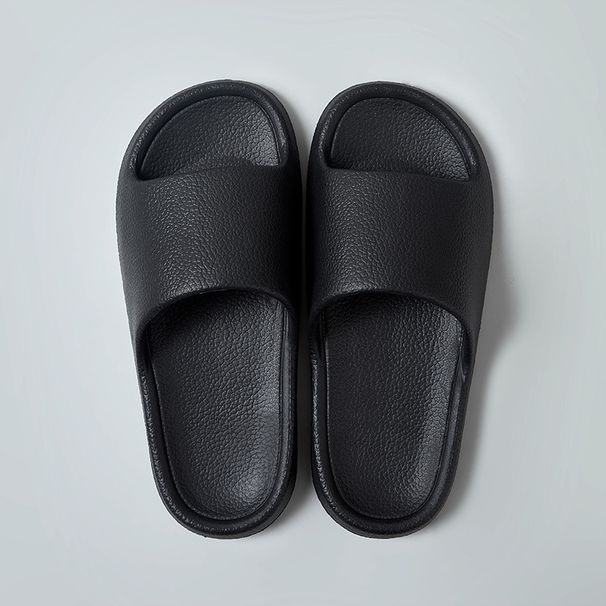 Leather Texture , Summer EVA Lightweight Home Indoor Couple Slippers, Ultra-light Silent Cool Slippers For Men And_vogvips.com