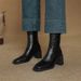 25 Autumn Winter Square Toe Chunky Stretch Short High Heel Slim Single Boots With A Soft Cushioning Feel_vogvips.com