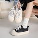Women's White Sneakers For Women - Classic Flat Casual Shoes (Breathable & Lightweight, Perfect For Daily Wear)_vogvips.com