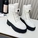 New In Stock: European American Fashion Autumn And Winter Leather Thick-Soled Height-Increasing Boots, Classic Versatile_vogvips.com