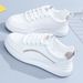 Flat Leather Shoes 2022 Summer New Breathable Ulzzang Korean Style Durable White Sneakers For Women Trendy Mixed Batch_vogvips.com