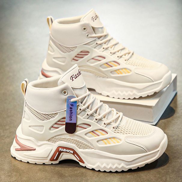 Euro Step Invisible Men's 10cm Autumn Breathable Sports Casual Running Mesh Dad Height Increasing Shoes Men 8cm_vogvips.com