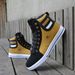 Men's Casual High-Top Sneakers With Lace-Up Design, Breathable PU Upper & Durable Rubber Sole For Running, Walking & Daily Wear (Sizes 39-48)_vogvips.com