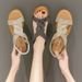 Foreign Trade Plus-size 2025 Summer New Style Rhinestone Wedge Women, Roman Open-toe Fashion Sandals For Outdoor Wear_vogvips.com