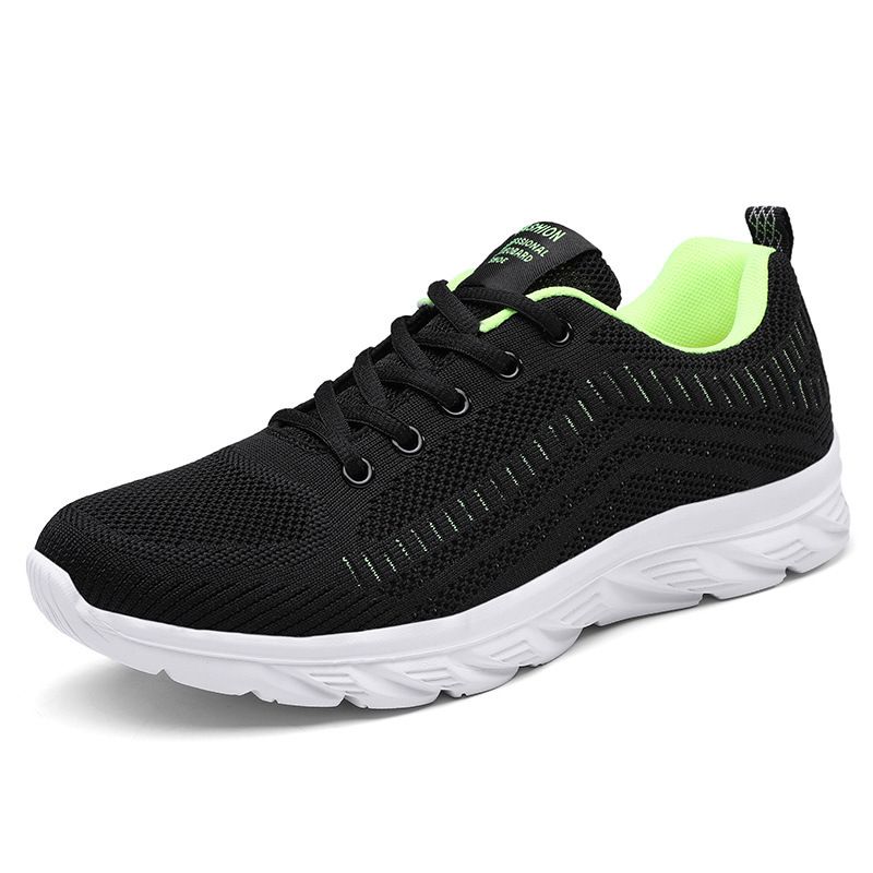 Unbeatable Quality Men's Spring New Knitted Breathable Mesh Casual Sports Running Shoes, Plus Shoes 38-45, Size 46_vogvips.com