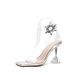 Summer New Transparent Rhinestone Sun Strap Sexy High Heel Open Square Toe Fairy Style Crystal Sandals_vogvips.com