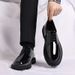 Men's Casual Patent Leather Business Formal Shoes Breathable Soft Sole British Style Derby High End Wedding Shoes_vogvips.com