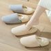Autumn And Winter Velvet Bag And Cotton Mop Male And Female Couples Silent Soft Sole Silent Floor Shoes At Home Warm Cotton Slippers_vogvips.com
