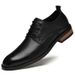 Bottom Polishing Style Formal Leather Shoes Men's Casual Leather Shoes Low-top Heightening Lace-up Men's Shoes_vogvips.com