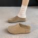 Women's Mary Jane Burkon Toe, Heightened, Versatile, Single Toe Loafers_vogvips.com