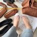 Cross-border Women's Flat Jelly Shoes, Comfortable Hollow Slip-on Woven Ballet Flats, Versatile Low-cut Plastic Sandals_vogvips.com