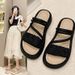 Trendy Women's Outdoor Slippers 2026 New Model, Fashionable Thick-soled Height-increasing Slide Sandals, Non-slip,_vogvips.com