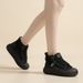 Cotton Shoes For Women With Winter Velvet New Style Thick Sole, Anti Slip, Warm And Casual High Top Shoes, Snow_vogvips.com
