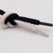 Shoelaces Fashion Round Solid Black Solid Bold Classic Polyester Cotton 7mm Mountaineering Sports Shoes With Rope_vogvips.com