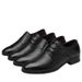 First Layer Men's Formal Wear Pointed Single Layer Casual Work Men's Shoes_vogvips.com