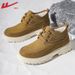 Warrior Men's Martin Boots 2025 Winter New Thickened Fashion Men's Boots With Fleece Lining Warm Snow Boots For Men_vogvips.com