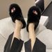 Ins Slippers For Women's Outdoor Wear Summer 2025 New Autumn And Winter Popular Korean Version Fashion Home Cross Hairy_vogvips.com