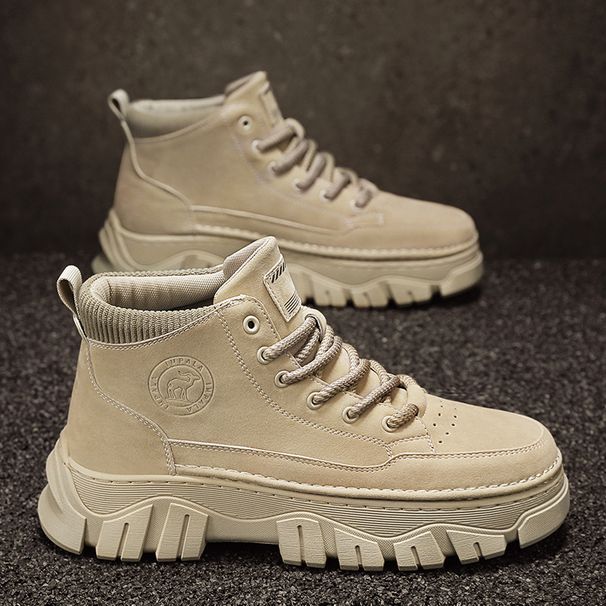 European Warm Series Autumn New Thick-Soled Height-Increasing Martin Outdoor Casual Travel Sports Fashion Short Boots Men's Shoes_vogvips.com