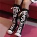 2025 New Canvas For Women, Casual Korean Style Versatile Women's Flat Shoes, Zipper Street Dance Shoes_vogvips.com