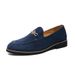 Euro Step 2025 British Style Men's New Suede Slip-On Casual Large Size Loafers_vogvips.com