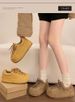 High-heel Cute Oversized Loafers For Petite Women, Enhancing Height, Slimming Effect, Anti-slip, And Casual Style. They Are From The Brand BURKIN._vogvips.com