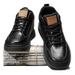 Fleece-Lined Men's Shoes For Autumn And Winter, High-Top Sneakers, Men's Leather Warm Thick Cotton Shoes, Low-Top Martin_vogvips.com