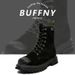 Martin Boots Casual Short Boots Thick Sole Heightening Retro Leather Men's Boots_vogvips.com