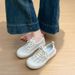 Little White Shoes Female And Female Students Leisure Sports Versatile One Pedal Street Shooting_vogvips.com
