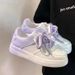 Fashion Thick-Soled White 2024 Spring New Women's Shoes Height Increasing Casual Sneakers Candy Colors For Women_vogvips.com