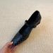 Rivet Square Head Personalized Small Leather Shoes For Women With One Piece Buckle Low Heel Genuine Leather Shallow Mouth Single Shoes_vogvips.com