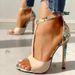 Elegant Open-Toe Women's Sandals With Cut-Out Design & Buckle Strap – Breathable PU Upper, Slip-Resistant Rubber Sole_vogvips.com