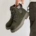 Martin Boots For Men And Women, Green Retro Tooling Style, American Leather Outdoor Hiking Boots_vogvips.com