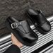2025 Men's And Women's Leather Outer Wear Couple's Casual Thick-soled Big Bag Head Half Couple Slippers_vogvips.com