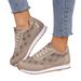 Mountaineering 2025 New Large Flower Lace Up Colored Breathable Women's Casual Sports Single Shoes_vogvips.com