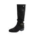 237-9G Suede French Long Over-the-Knee 2025 Autumn Winter New Women's Pleated Boots_vogvips.com