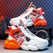 Men's Casual Sneakers With Thick Sole For Basketball, Running, And Daily Wear - Lightweight Breathable High-Top Shoes For Sports And Street Fashion_vogvips.com