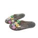 Summer New Transparent Flat Closed-Toe Sandals For Women, Non-Slip Hollow Out Clogs, Student Crystal Half Slippers_vogvips.com