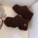 Thick Sole Height Increasing B Irkenstock Furry Shoes For Women, Fleece-Lined Warm Cotton Slippers, Winter Outdoor Sheep_vogvips.com