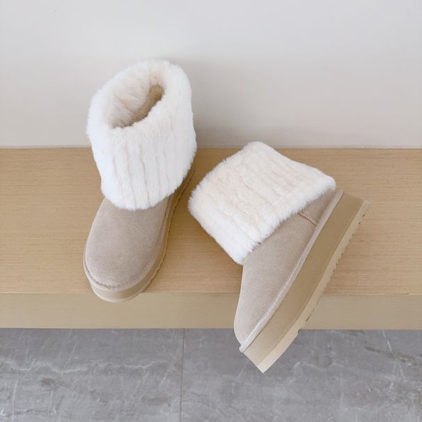 2026 Plush Thick-Soled Snow Boots For Women - Lightweight, Warm Winter Boots, Ideal For Outdoor Wear._vogvips.com