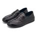 Euro Step New British Style Slip-On Shoes Hand-Scraped Texture For Men, Casual Leather Loafers With Soft Soles_vogvips.com