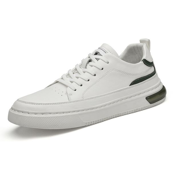 Men's Shoes Breathable Soft Sole British Style White Shoes Men's Outdoor Sports Shoes Casual Board Shoes_vogvips.com