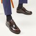 British Style 2025 New Glossy Business Casual Shoes For Men's Formal Wear, Atent Leather Round Toe Oxford Shoes, Lace_vogvips.com
