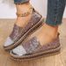 WalkPrime Cro Border Foreign Trade Plu Size Caual Spring New Loafer Thick Bottom Flat Rhinetone Fahion Women_vogvips.com
