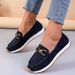 Autumn Fashion Single Shoes Versatile Flat Bottom Comfortable Loafers Casual Shoes For Women_vogvips.com