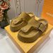 Women's Shoes Sheepskin Version~ Genuine Leather Thick-Soled Slide Sandals For Women Summer Half-Cup Small Size Platform B Irkenstock_vogvips.com