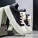 Men's Summer Mesh Breathable White Sneakers European Style Trendy Affordable Luxury Thick Soled Casual Sports Shoes_vogvips.com