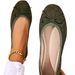 In-stock, Exclusively For Plus-size Women, Black Suede Bowknot Ballet Flats, Casual Shoes With Shallow Cut And Soft Sole_vogvips.com