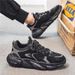 Men's Casual Breathable Mesh Sports Shoes Anti-Slip Workwear Thick Soled Dad Shoes for Construction Sites Autumn Trendy Trade_vogvips.com